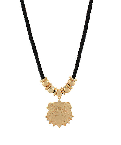 Bulldog necklace, black, preorder