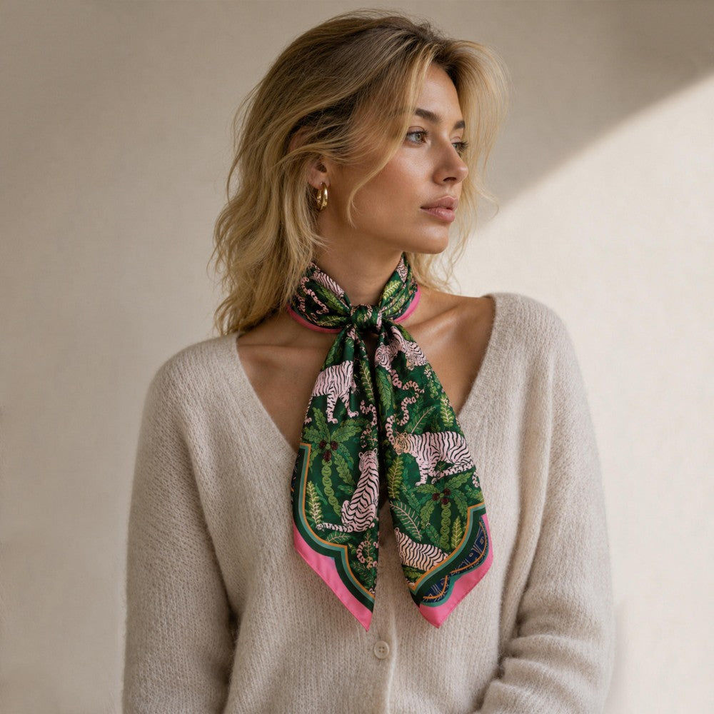 Tiger Print Scarf