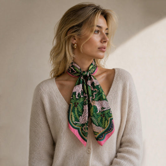 Tiger Print Scarf