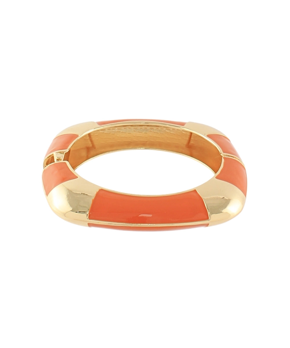 Square Metal w/Epoxy Bangle