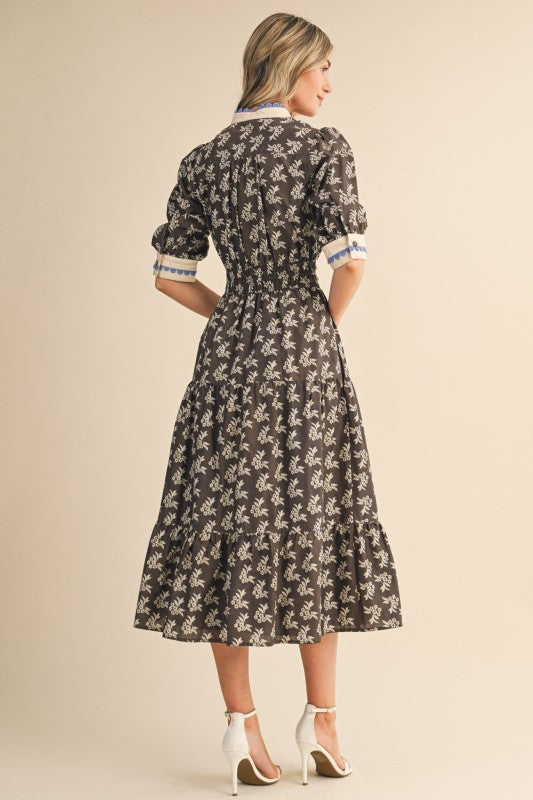 PREORDER- Wildflower Fields Midi Dress