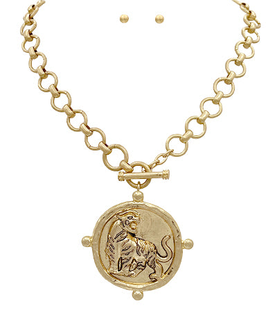 Vintage Tiger necklace, preorder