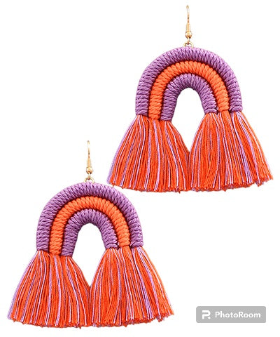 Orange and purple rainbow ๐งก๐