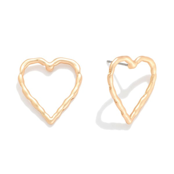 Open Heart Earring