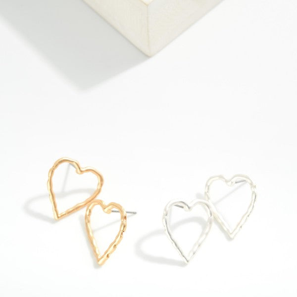 Open Heart Earring