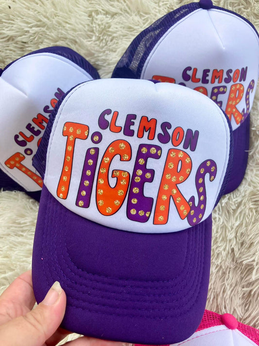 PREORDER-Clemson Tigers hat  💜🧡