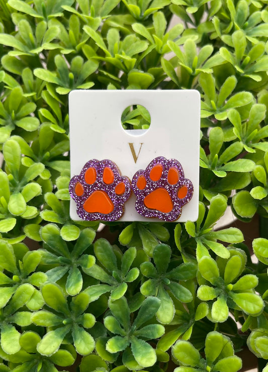 Pre-Order, Orange and Purple Paws