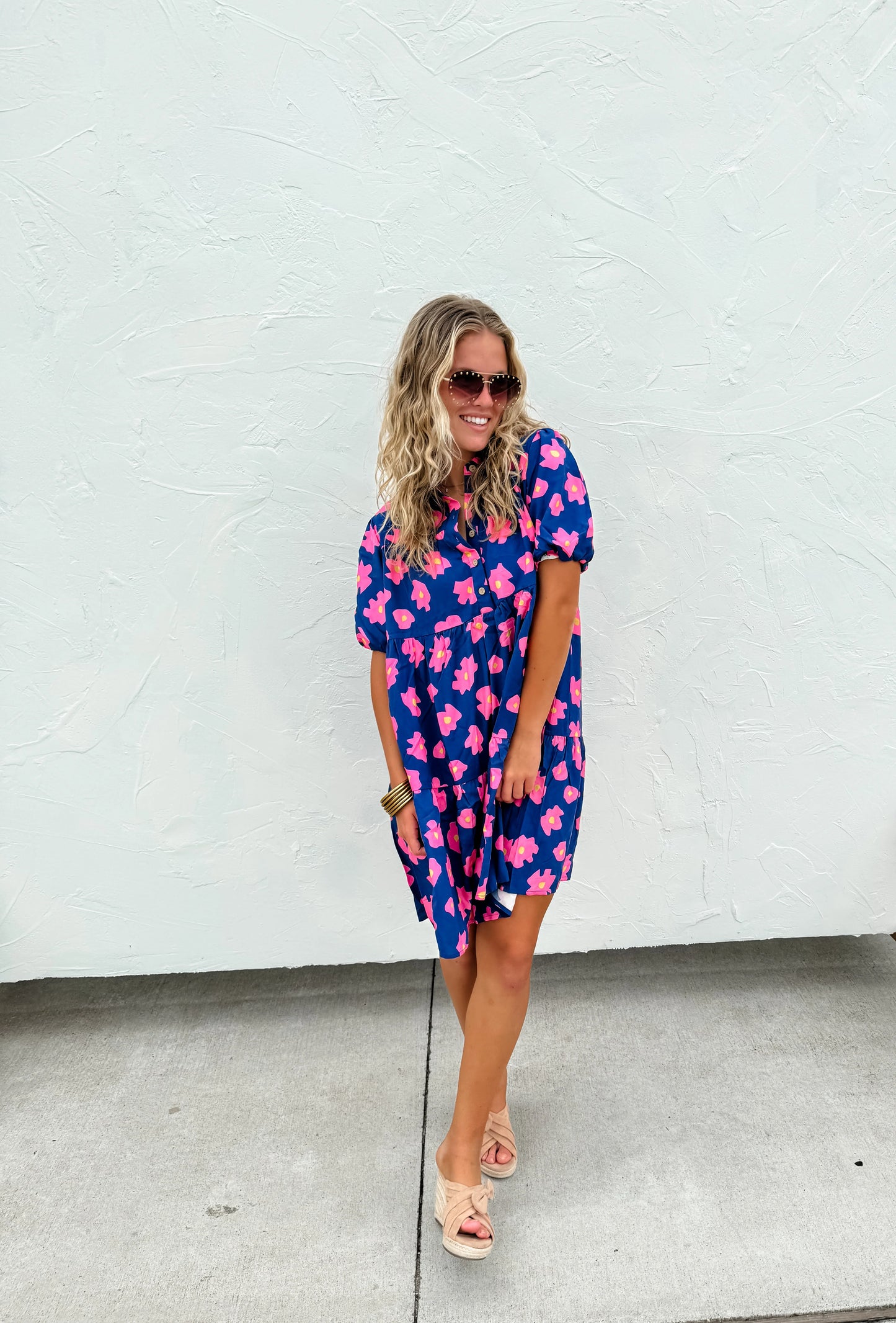 Summer Blooms Floral Dress