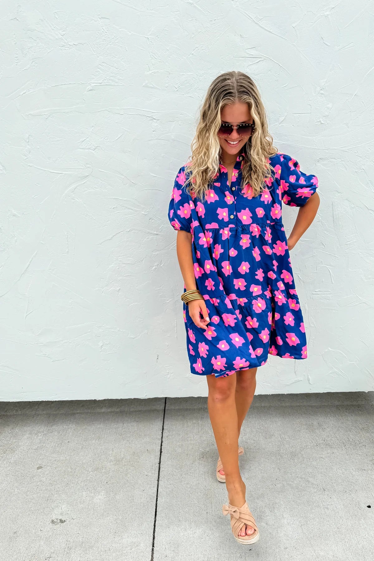 Summer Blooms Floral Dress