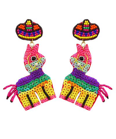 Sombrero Pinata Earrings