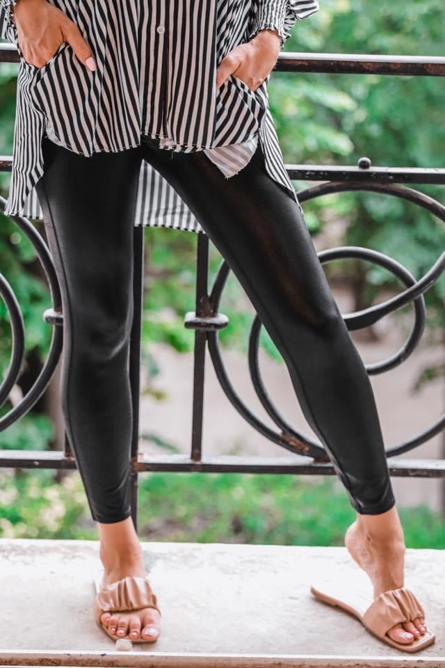 PREORDER, Faux Leather Leggings