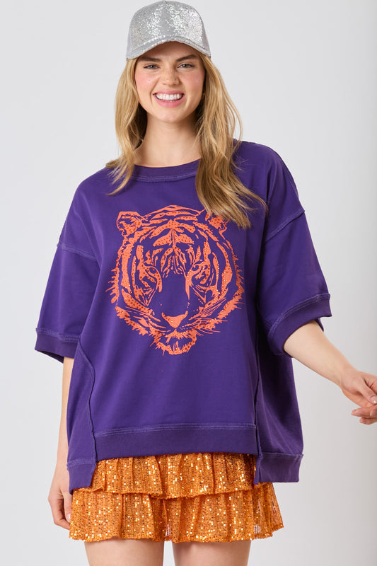 Tiger Top, purple