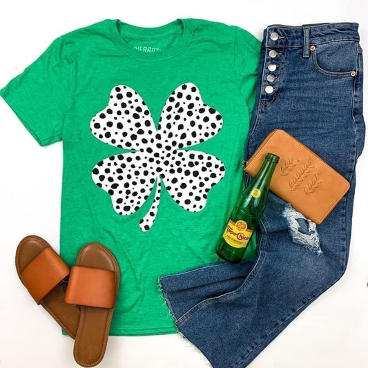 4 leaf clover tee