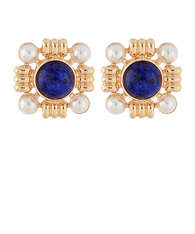 Pearl and Stone studs