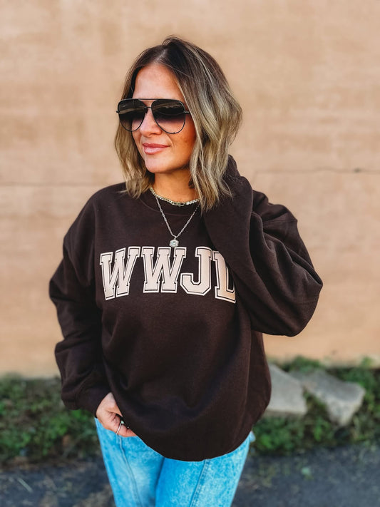 Pre-order, WWJD crewneck