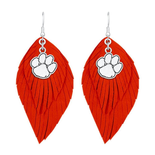 Officially licensed Clemson earrings