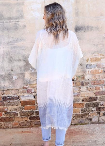 Pink and Blue Kimono