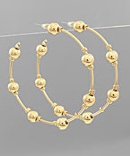 Metal Ball Stationed Hoops