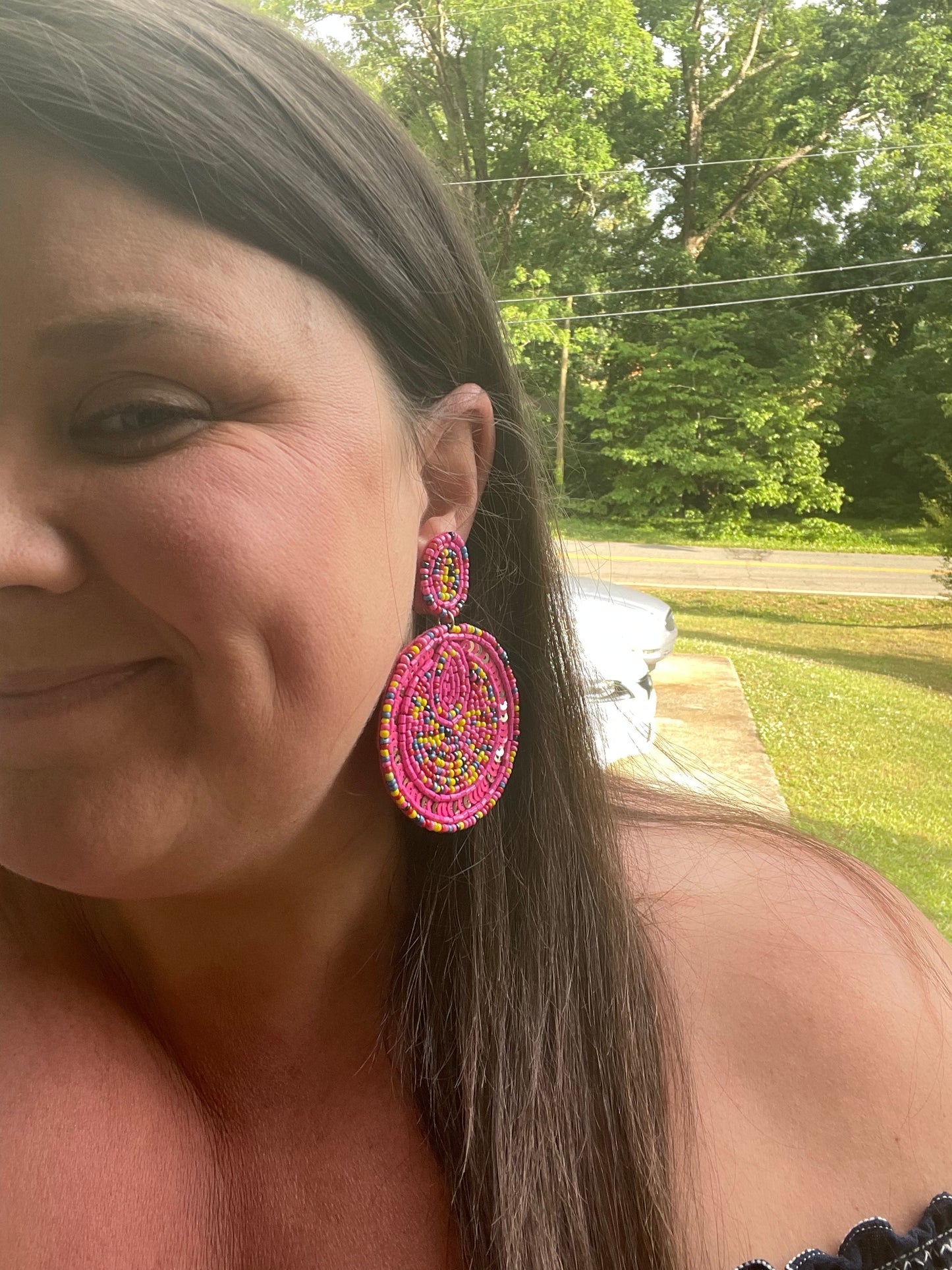 Lucky Pink Earrings