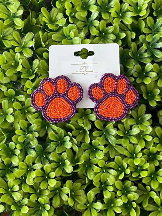 Victory Lane Orange and Purple paw