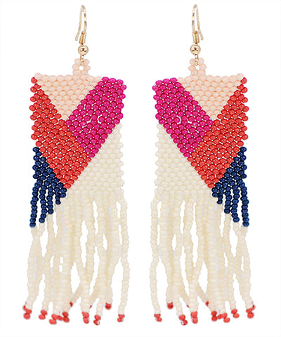 Seed bead tassels