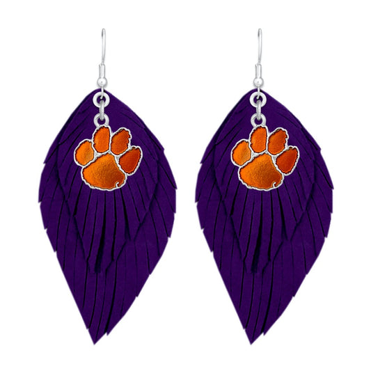 Officially licensed Clemson earrings