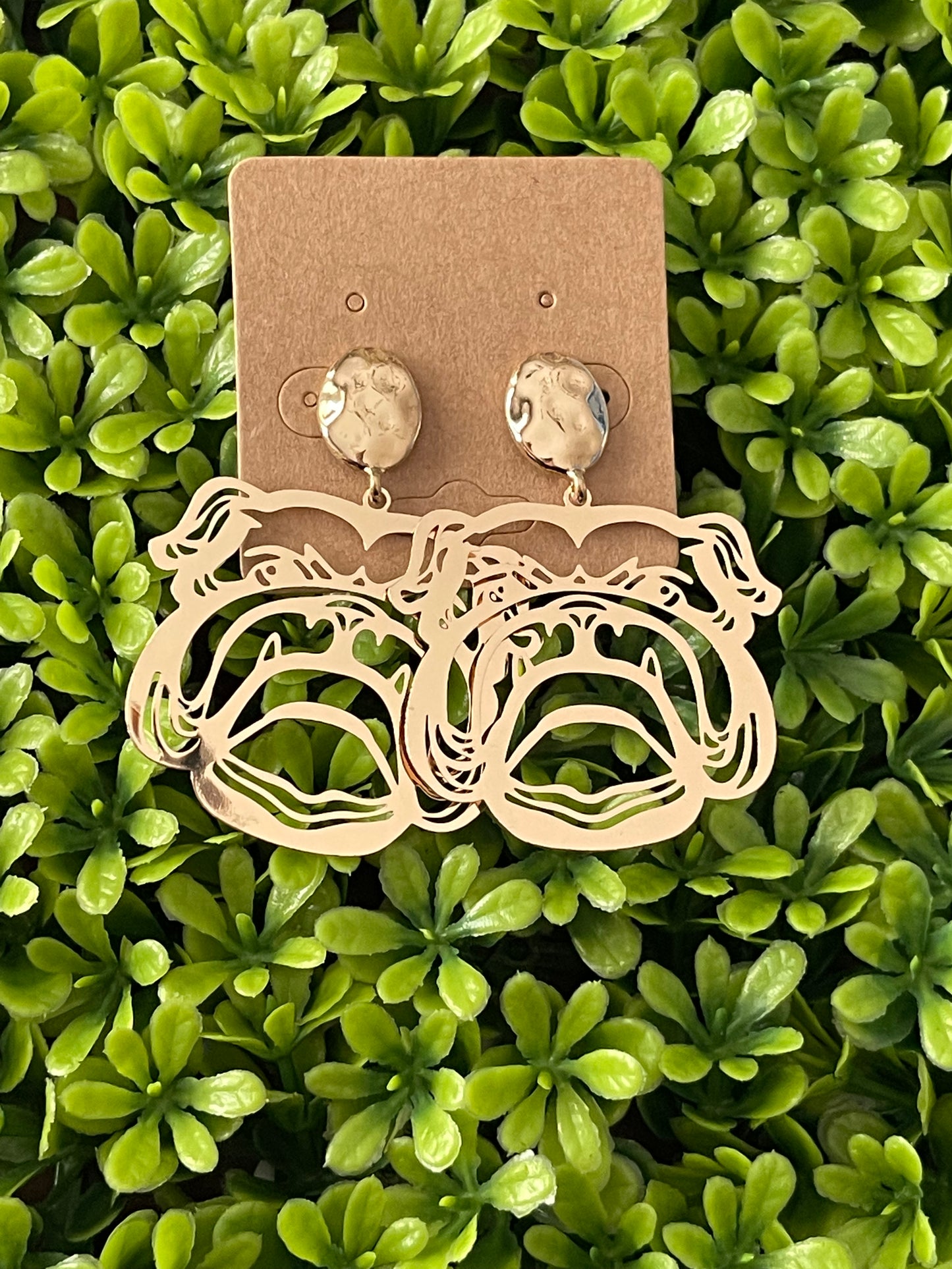 Bulldog earrings