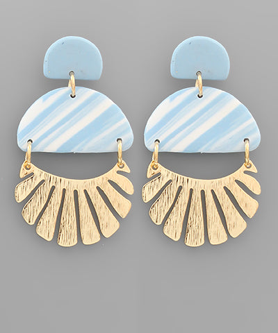 No blue days earrings