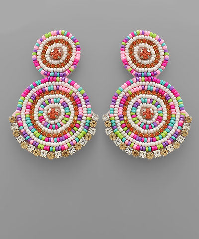 Double disc earring