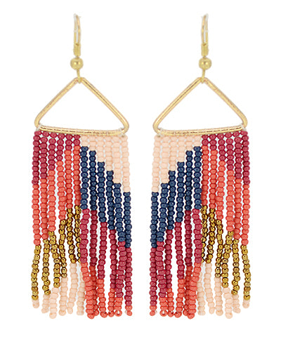 Seed bead tassels